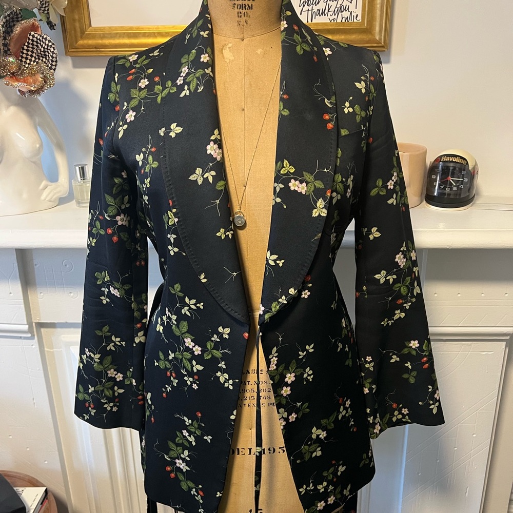 Topshop Unique floral blazer/jacket